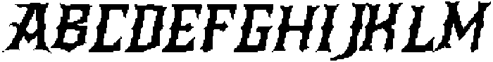 CS Alchemy Pixel Regular otf (400) Font UPPERCASE