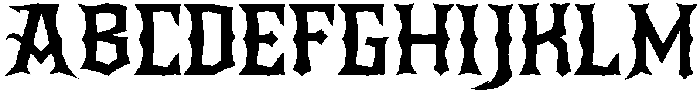 CS Alchemy Regular otf (400) Font UPPERCASE