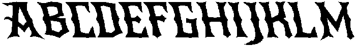 CS Alchemy Reverse Italic otf (400) Font UPPERCASE