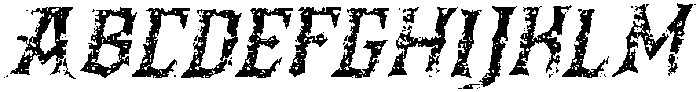 CS Alchemy Stamp Italic otf (400) Font UPPERCASE