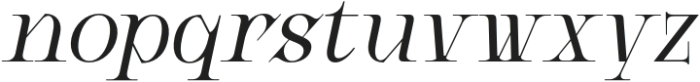 CS Alden Italic otf (400) Font LOWERCASE