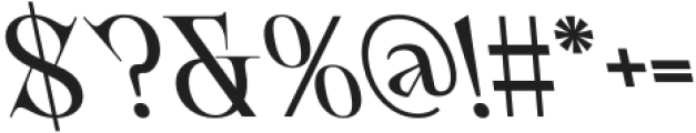 CS Alden Reverse Italic otf (400) Font OTHER CHARS