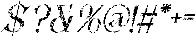 CS Alden Stamp Italic otf (400) Font OTHER CHARS