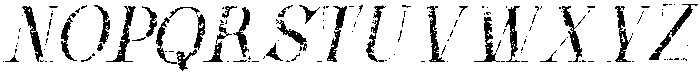 CS Alden Stamp Italic otf (400) Font UPPERCASE