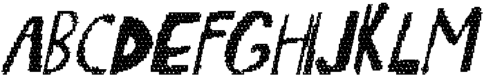 CS Aleksi Disco Italic otf (400) Font UPPERCASE