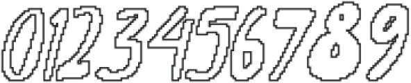 CS Aleksi Pixel Outline otf (400) Font OTHER CHARS
