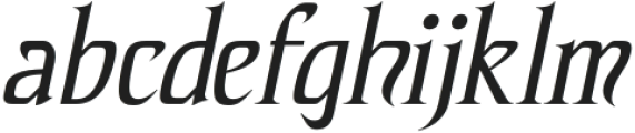 CS Aletha Italic otf (400) Font LOWERCASE