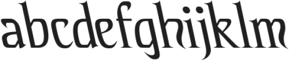 CS Aletha Reverse Italic otf (400) Font LOWERCASE