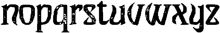 CS Aletha Stamp Regular otf (400) Font LOWERCASE