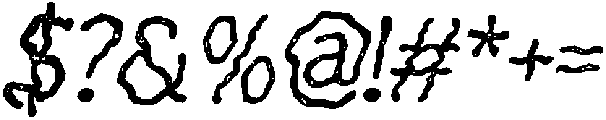 CS Alfred Stamp Italic otf (400) Font OTHER CHARS