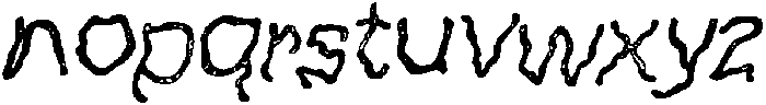 CS Alfred Stamp Italic otf (400) Font LOWERCASE