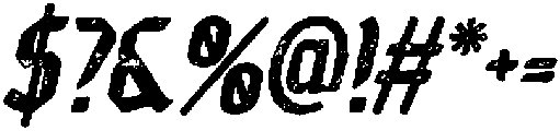 CS Algert Stamp Italic otf (400) Font OTHER CHARS