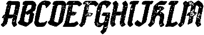 CS Algert Stamp Italic otf (400) Font UPPERCASE