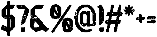 CS Algert Stamp Regular otf (400) Font OTHER CHARS