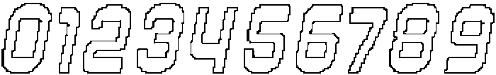 CS Algoma Pixel Outline otf (400) Font OTHER CHARS