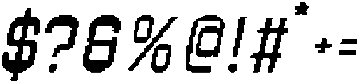 CS Algoma Pixel Regular otf (400) Font OTHER CHARS