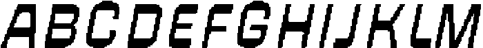 CS Algoma Pixel Regular otf (400) Font UPPERCASE