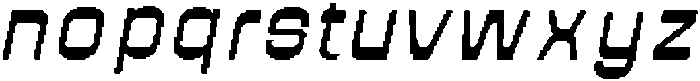 CS Algoma Pixel Regular otf (400) Font LOWERCASE