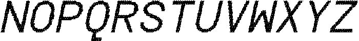 CS Alice Mono Disco Italic otf (400) Font UPPERCASE