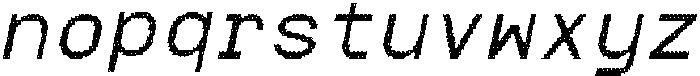 CS Alice Mono Disco Italic otf (400) Font LOWERCASE
