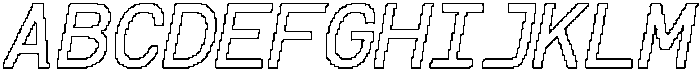 CS Alice Mono Pixel Outline otf (400) Font