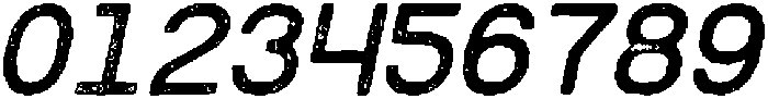 CS Alice Mono Stamp Italic otf (400) Font OTHER CHARS