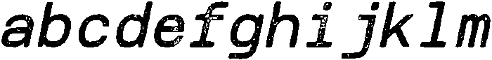 CS Alice Mono Stamp Italic otf (400) FONT