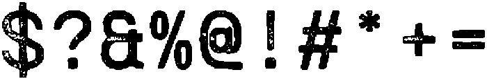 CS Alice Mono Stamp Regular otf (400) Font OTHER CHARS