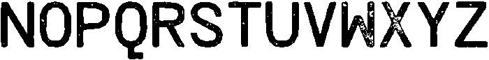 CS Alice Mono Stamp Regular otf (400) Font UPPERCASE