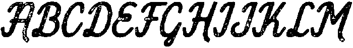 CS Alicent Stamp Italic otf (400) Font UPPERCASE