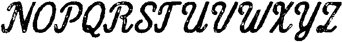 CS Alicent Stamp Italic otf (400) Font UPPERCASE