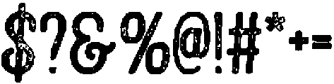 CS Alicent Stamp Regular otf (400) Font OTHER CHARS