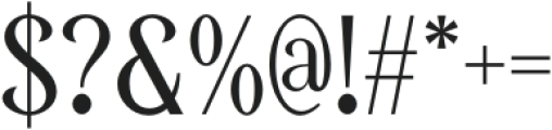 CS Alistair Regular otf (400) Font OTHER CHARS