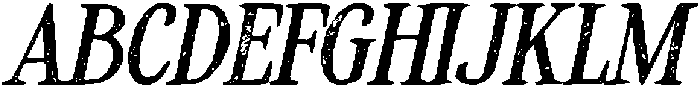 CS Alistair Stamp Italic otf (400) Font UPPERCASE