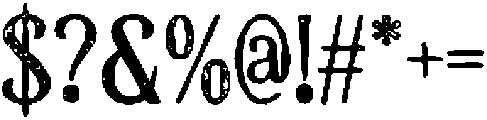 CS Alistair Stamp Regular otf (400) Font OTHER CHARS