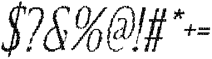 CS Allegory Disco Italic otf (400) Font OTHER CHARS