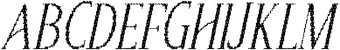 CS Allegory Disco Italic otf (400) Font UPPERCASE