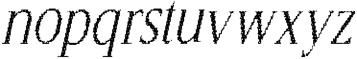 CS Allegory Disco Italic otf (400) Font LOWERCASE