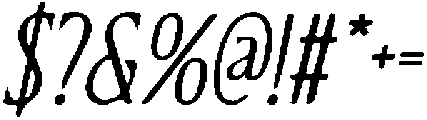 CS Allegory Drawn Italic otf (400) Font OTHER CHARS