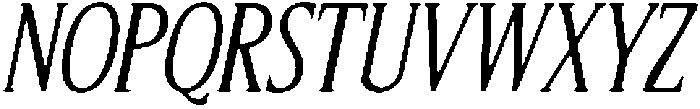 CS Allegory Drawn Italic otf (400) Font UPPERCASE