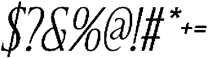 CS Allegory Italic otf (400) Font OTHER CHARS