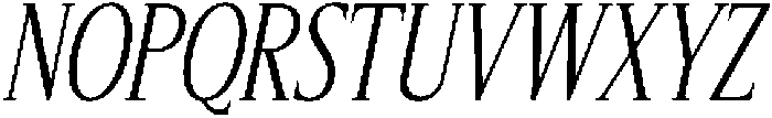 CS Allegory Italic otf (400) Font UPPERCASE