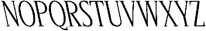 CS Allegory Reverse Italic otf (400) Font UPPERCASE