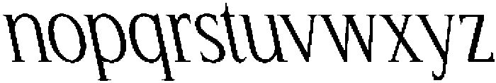 CS Allegory Reverse Italic otf (400) Font LOWERCASE