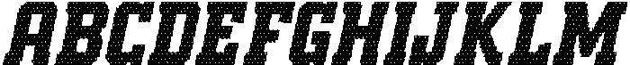 CS Allied Disco Italic otf (400) Font UPPERCASE