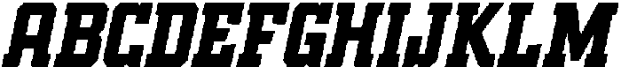 CS Allied Italic otf (400) Font UPPERCASE