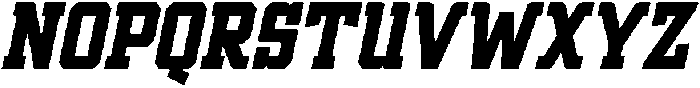 CS Allied Italic otf (400) Font UPPERCASE
