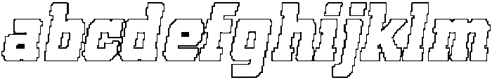 CS Allied Pixel Outline otf (400) FONT