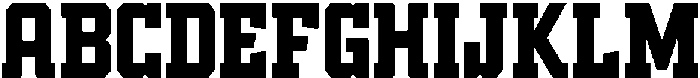 CS Allied Regular otf (400) Font UPPERCASE
