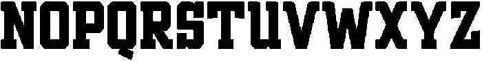 CS Allied Regular otf (400) Font UPPERCASE